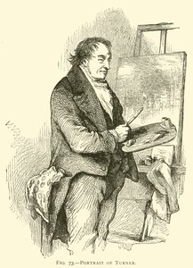 Portrait de Turner (gravure) - American School