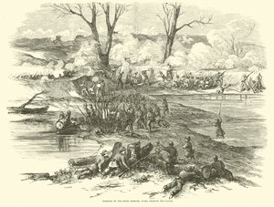 Position du Sixième Missouri après avoir traversé le Bayou, décembre 1862 - American School