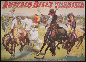 Affiche du spectacle Wild West de Buffalo Bill (1846-1917) - American School