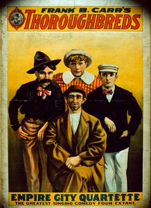 Affiche pour les pur-sang de Frank B. Carr