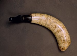 Corne à poudre, de la guerre de la Conquête