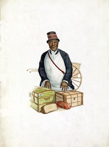 Portier public B. Jackson, pub. 1883 (gravure en couleur) - American School