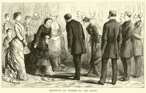 Réception à Windsor par la Reine - American School