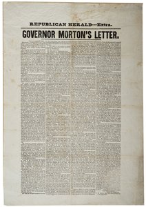 Republican Herald - Extra, 27 août 1842