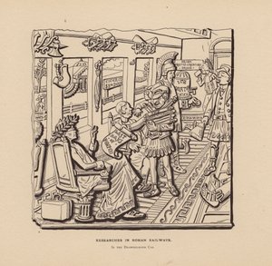 Recherches sur les chemins de fer romains (lithographie) - American School