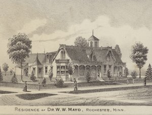 Résidence du Dr W W Mayo, Rochester, Minnesota, USA - American School