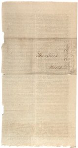 Résolutions imprimant la proposition de NYS pour des amendements à la Constitution, octobre 1788 - American School