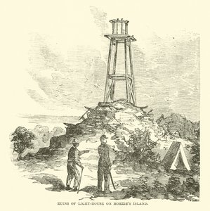Ruines du phare sur l