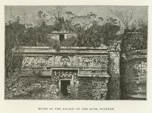 Ruines du Palais des Nonnes, Yucatán