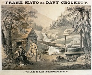 Réparation de Selle, Affiche pour Davy Crockett avec Frank Mayo