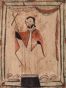 Saint avec une croix