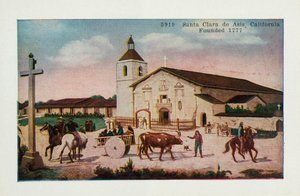 Santa Clara de Asis, Californie, Fondée en 1777