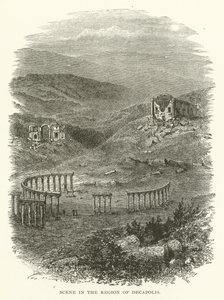 Scène dans la région de Décapole - American School