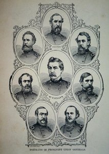 Sept portraits de généraux éminents de l