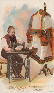 Machine à coudre, Hongrie, Autriche-Hongrie - American School