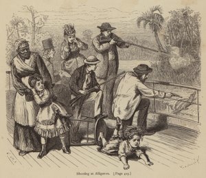 Tir sur des alligators