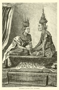 Acteur et actrice siamois - American School