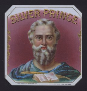 Silver Prince, étiquette de cigare - American School