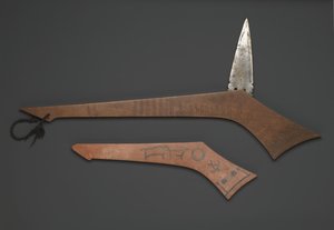 Massue de guerre Sioux, de Fort Snelling, Minnesota