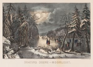 Scène de patinage - Clair de lune - American School