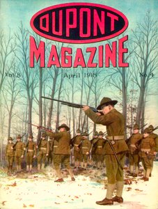 Soldats, couverture du DuPont Magazine, avril 1918