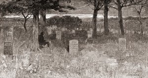 Tombes de soldats au cimetière national d