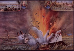 Guerre hispano-américaine 1898, explosion de l
