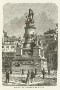 Statue de Christophe Colomb à Gênes