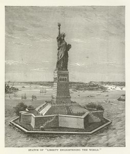 Statue de la Liberté éclairant le monde - American School