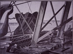 Statue de la Liberté, sa construction représentée par Scientific American - American School