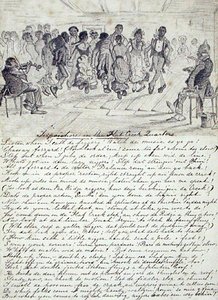 Terpischore dans les quartiers de Flat Creek, Pea Ridge, vers 1860