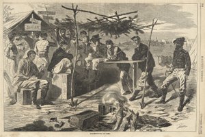 Action de grâce au camp de Harper