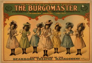 Le bourgmestre, vers 1899 (lithographie couleur)