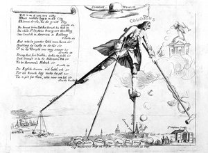 Le colosse, caricature de l