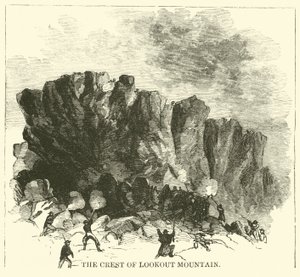 La crête de Lookout Mountain, novembre 1863 - American School