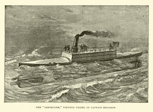 Le destructeur, navire torpilleur du capitaine Ericsson - American School