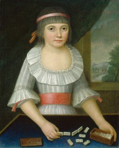 La Fille au Domino, c.1790 - American School