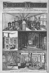 La station de la Edison Electric Illuminating Co, illustration de Scientific American, 1891 - American School
