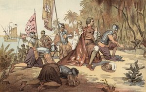 Le premier débarquement de Colomb - American School