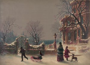 La première neige, 1877 - American School
