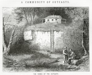 Les Maisons des Parias, illustration pour une histoire, Une Communauté de Parias, de l