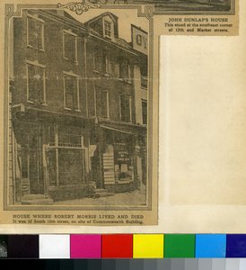 La maison où Robert Morris a vécu et est mort - American School