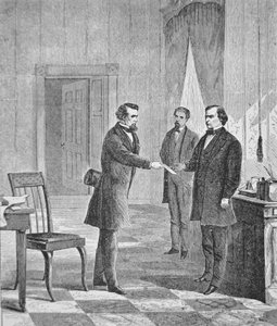 La destitution du président Andrew Johnson (1808-75) 1868