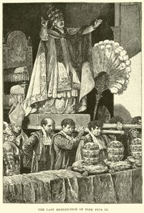 La dernière bénédiction du Pape Pie IX - American School