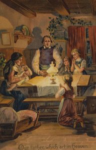 Le Notre Père, qui êtes aux cieux (chromolitho) - American School