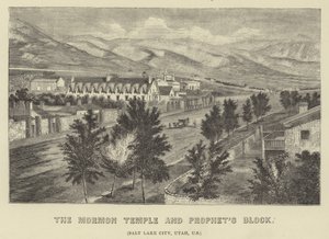 Le Temple Mormon et le Bloc des Prophètes