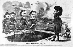 Le chemin étroit, vers 1863 - American School