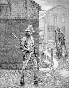 Le policier de New York de 1693 - American School