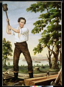 Le Fendeur de rails, c.1860 - American School