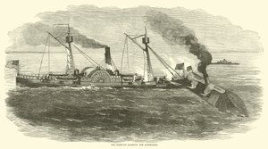 Le Sassacus éperonnant l